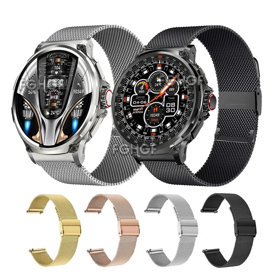 Cinturino di ricambio per cinturino COLMI V69 Smart Watch 24mm cinturino in metallo in acciaio inossidabile Correa per accessori braccialetto COLMI V69