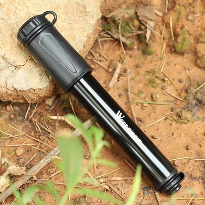 Portable Bicycles Tire Pump Compact-Mini Bike Pump 100PSI Air Hand Pump Aluminum-Alloy Durable Tire Pump Easy to Use