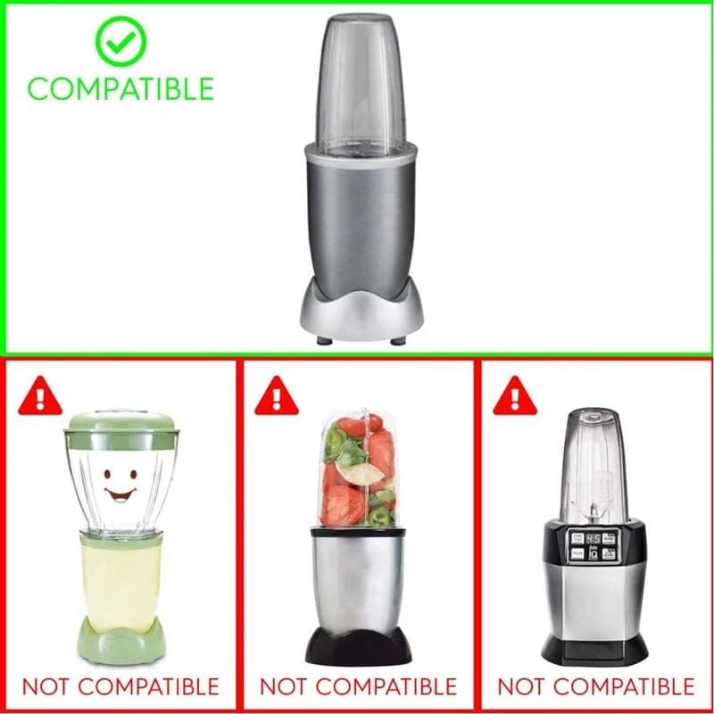 Kit di Ricambio per Frullatore da 14 Pezzi per Nutribullet 900W 600W, Guarnizioni in Silicone, Anelli O-Ring, Protezione Antiurto