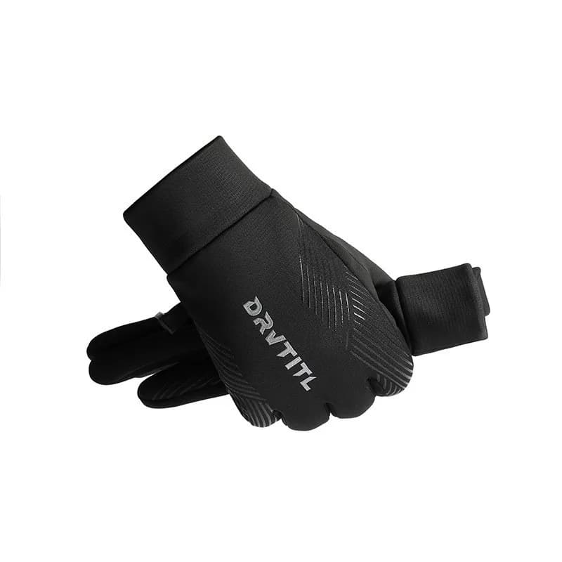 Guanti da ciclismo caldi invernali da uomo - Guanti touch screen antiscivolo in pile resistenti al freddo per sport all'aria aperta/sciclismo/tempestazione