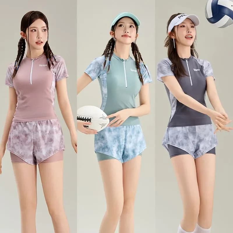 Nuovo Costume da Bagno Split per Donne, Pure Desire, Alta Gamma, Sportivo, per Tempo Libero e Terme