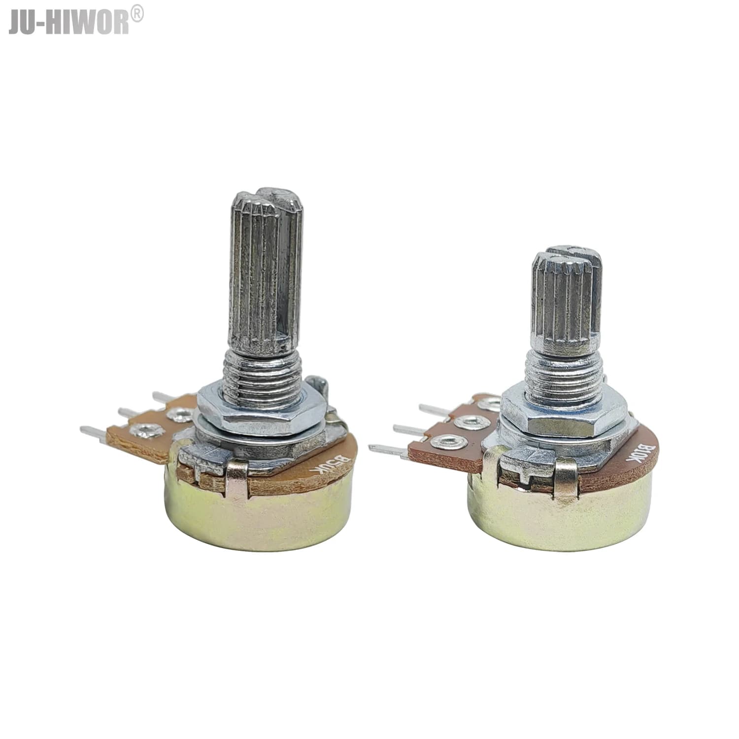 2 pcs WH148 15mm 20mm Tree 3Pin Cone Linear Potentiometer Rotative Resistor 1K 2K 10K 20K 50K 100K 1MΩ Ohm For Arduino With Manopola