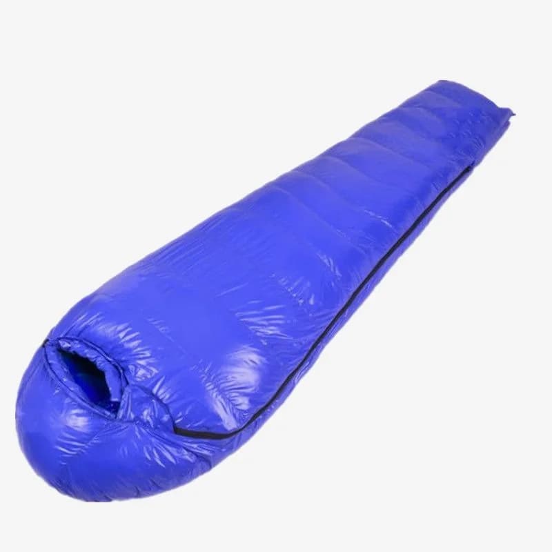 Wholesale chilled duck feathered sleeping bag factory and thickened for outdoor light mummy