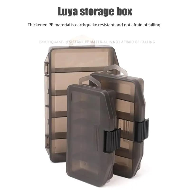 Large Capacity Fishing Tackle Storage Box Portable Adjustable Compartments For Baits Organizer For Boat Or Shore Fishing