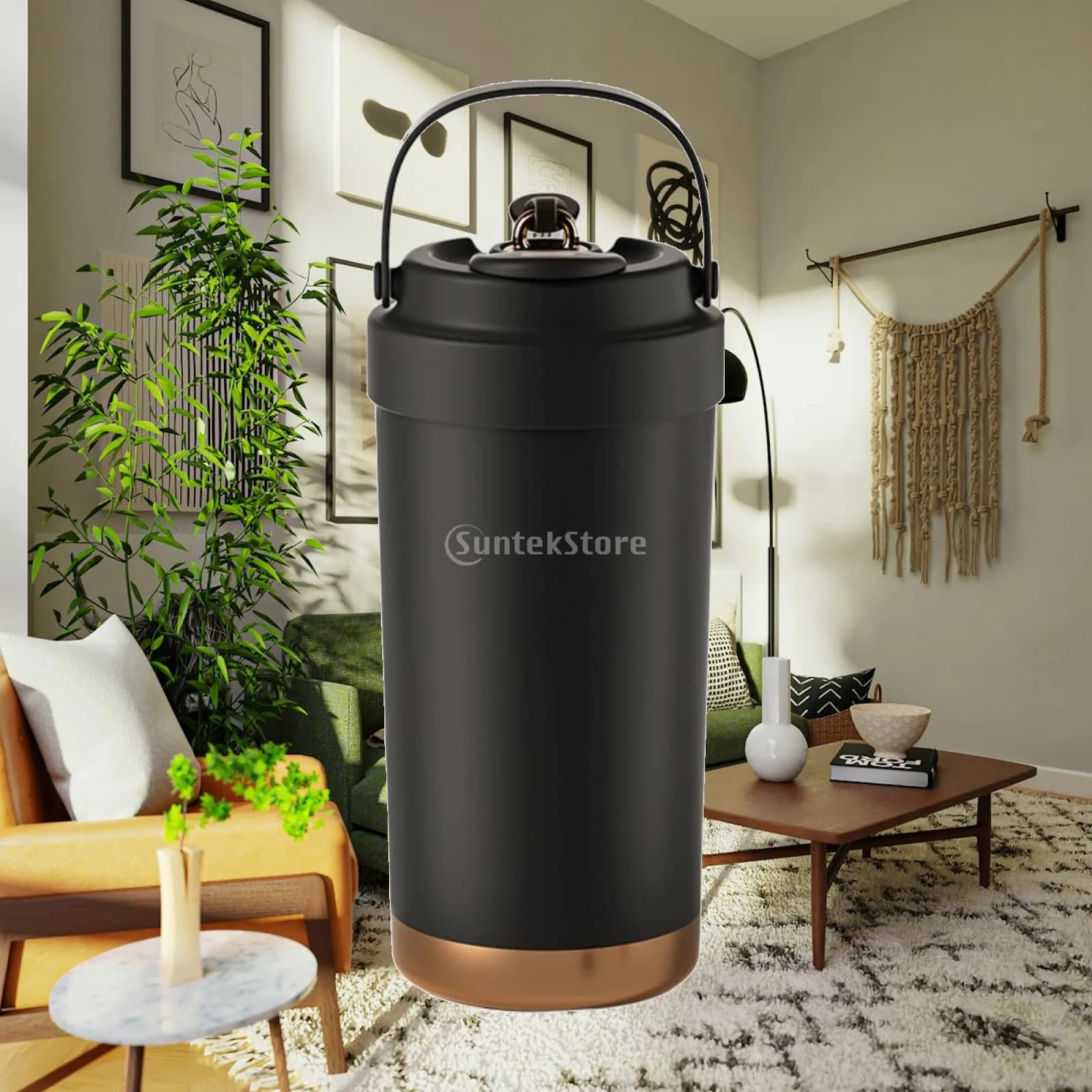 Hot N Cold Tumbler 500ml Stainless Mug Cup Vacuum Insulated with Straw Portable Coffee Travel Cup for Sports Picnic