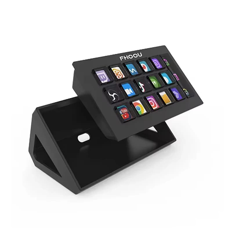 StreamDeck Mini Visual Keyboard 15Keys Stream Deck LCD Button Live Content Creation Controller Custom Button For Win/MacOS Gifts