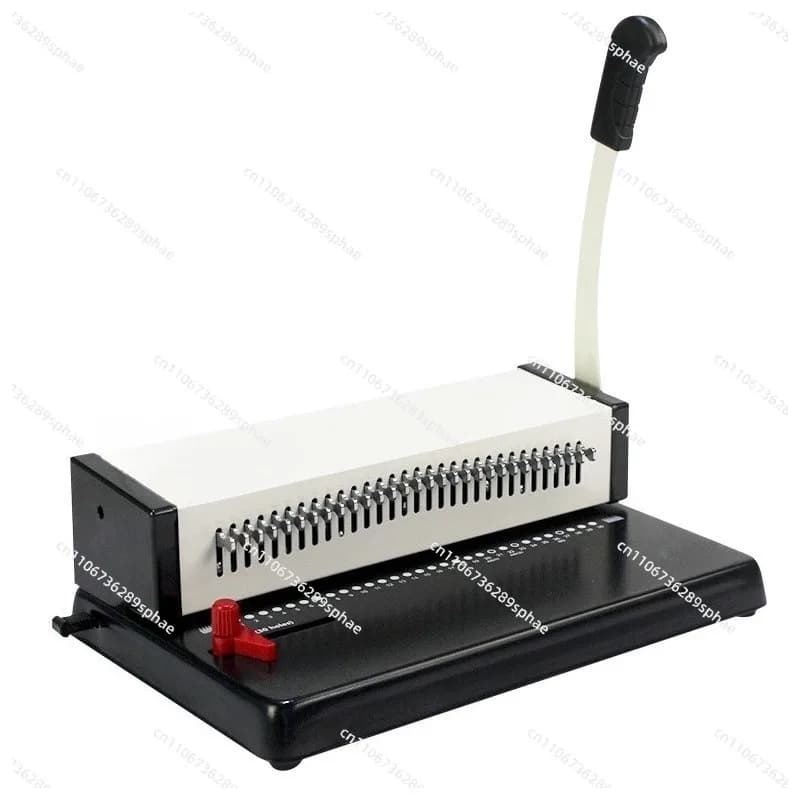 Cucitrice manuale per ufficio con funzione di smistamento dati e punzonatura contabile