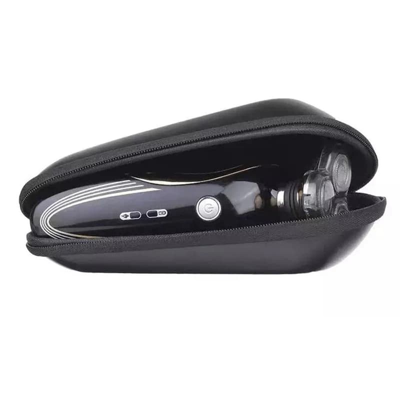 Custodia rigida in EVA portatile per rasoio e accessori borsa da viaggio custodia per scatola con fodera