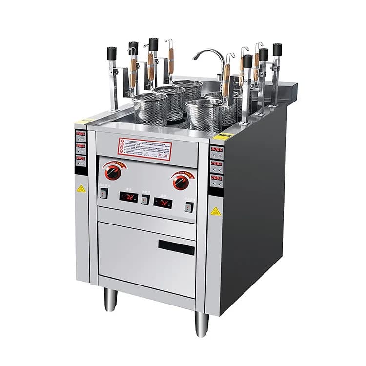 Bollitore per pasta grande da 3500W, a induzione, per uso professionale, macchina per la cottura della pasta, fornello per la cottura della pasta