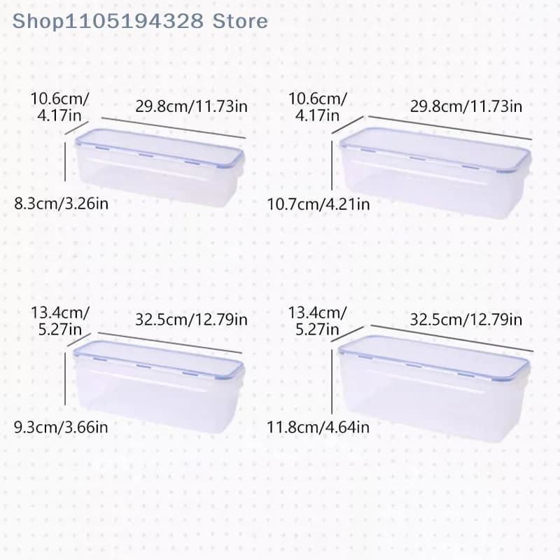 【DG】Scatola in plastica per conservare il pane con coperchio, contenitore ermetico per alimenti, contenitore per sandwich, organizer da cucina