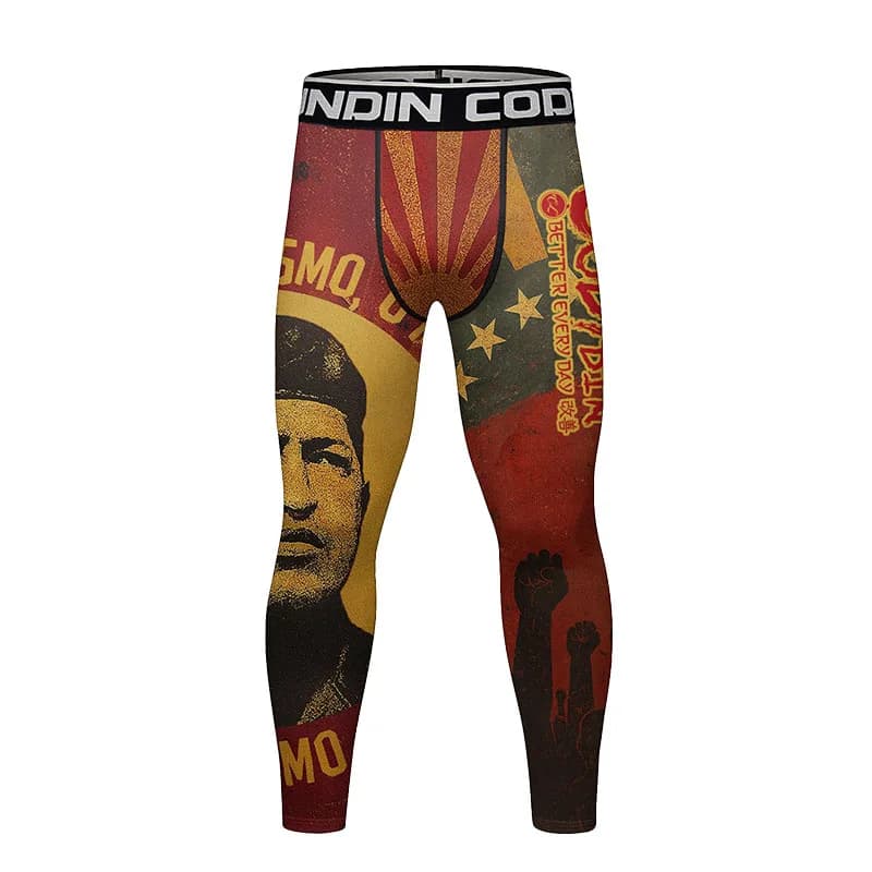 New pants leggings jiu-jitsu Brazilian hot men's pants PALESTRA Sport layer base compression fitness running pants long leggings tight