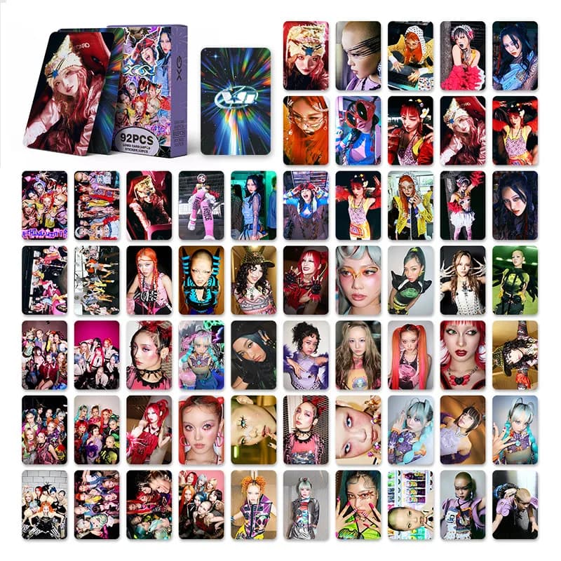 92Pcs/Set Kpop Idol XG New Album Series Lomo Cards Stickers Postcards JURIN CHISA HINATA HARVEY MAYA JURIA COCONA Fans Gifts