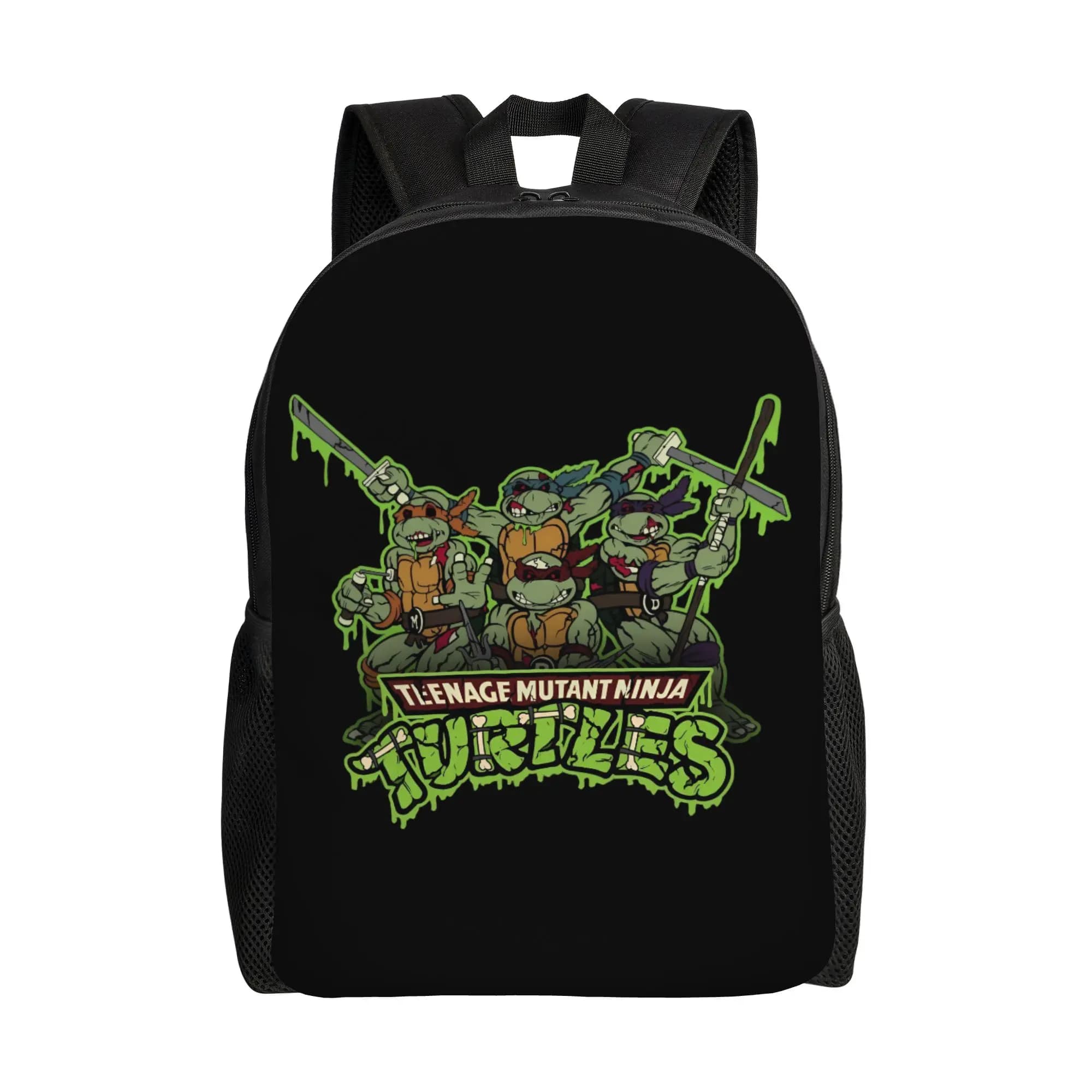 Ninjas Turtles Travel Backpack Men Women School Laptop Bookbag Superhero College Student Daypack Bags