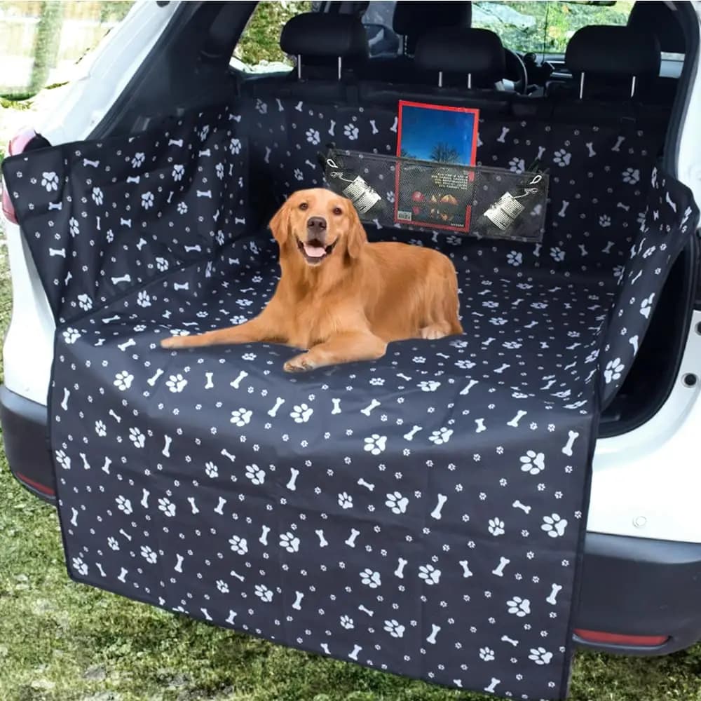 Dog trunk cover, car seat covers for domestic animals Oxford 600D, waterproof mat for cats and dogs, washable accessories for dogs