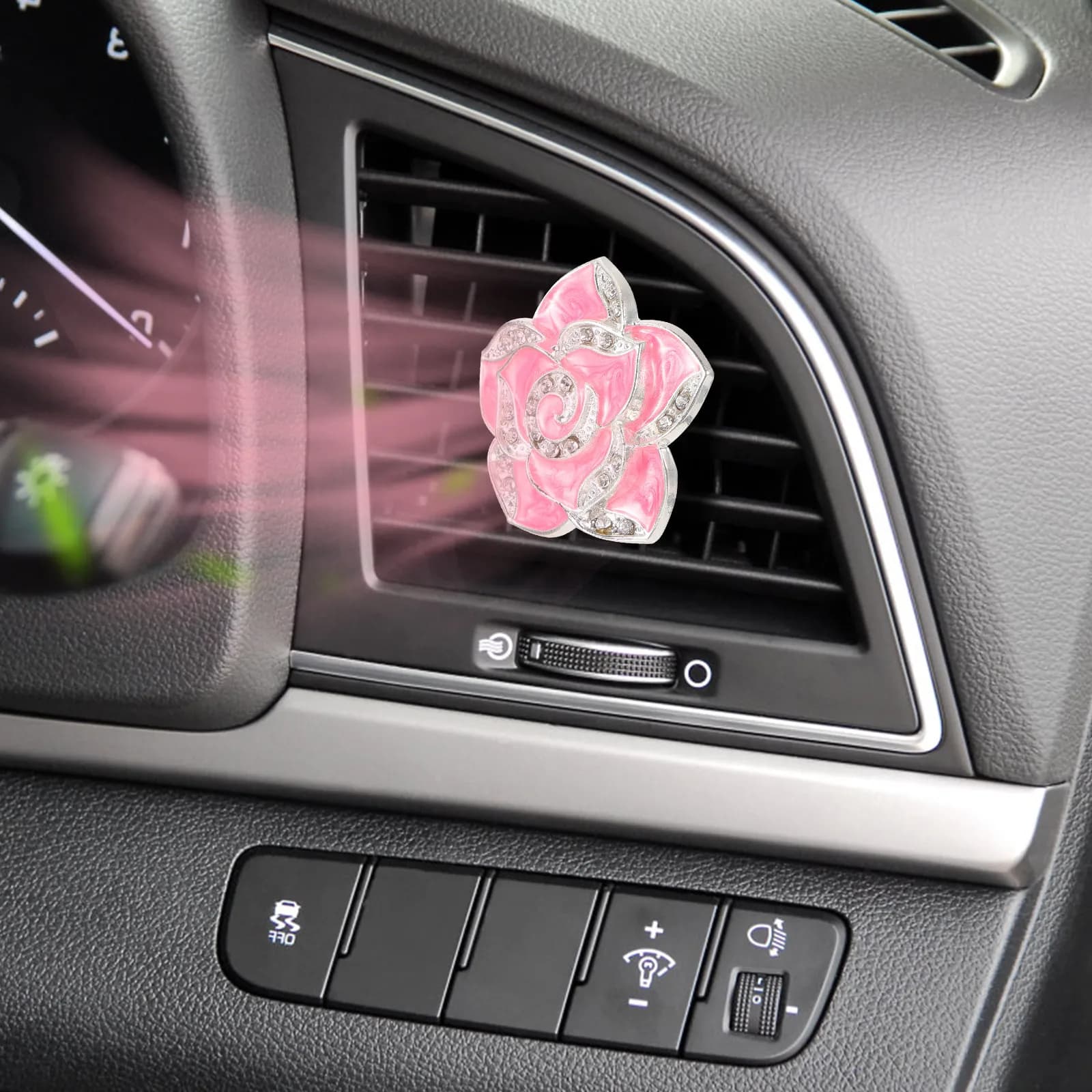 2 Set di Deodoranti per Auto da Inserire nelle Bocchette di Ventilazione, Diffusore di Aromi, Elimina Odori, Non Graffia, Profumo Universale per Auto