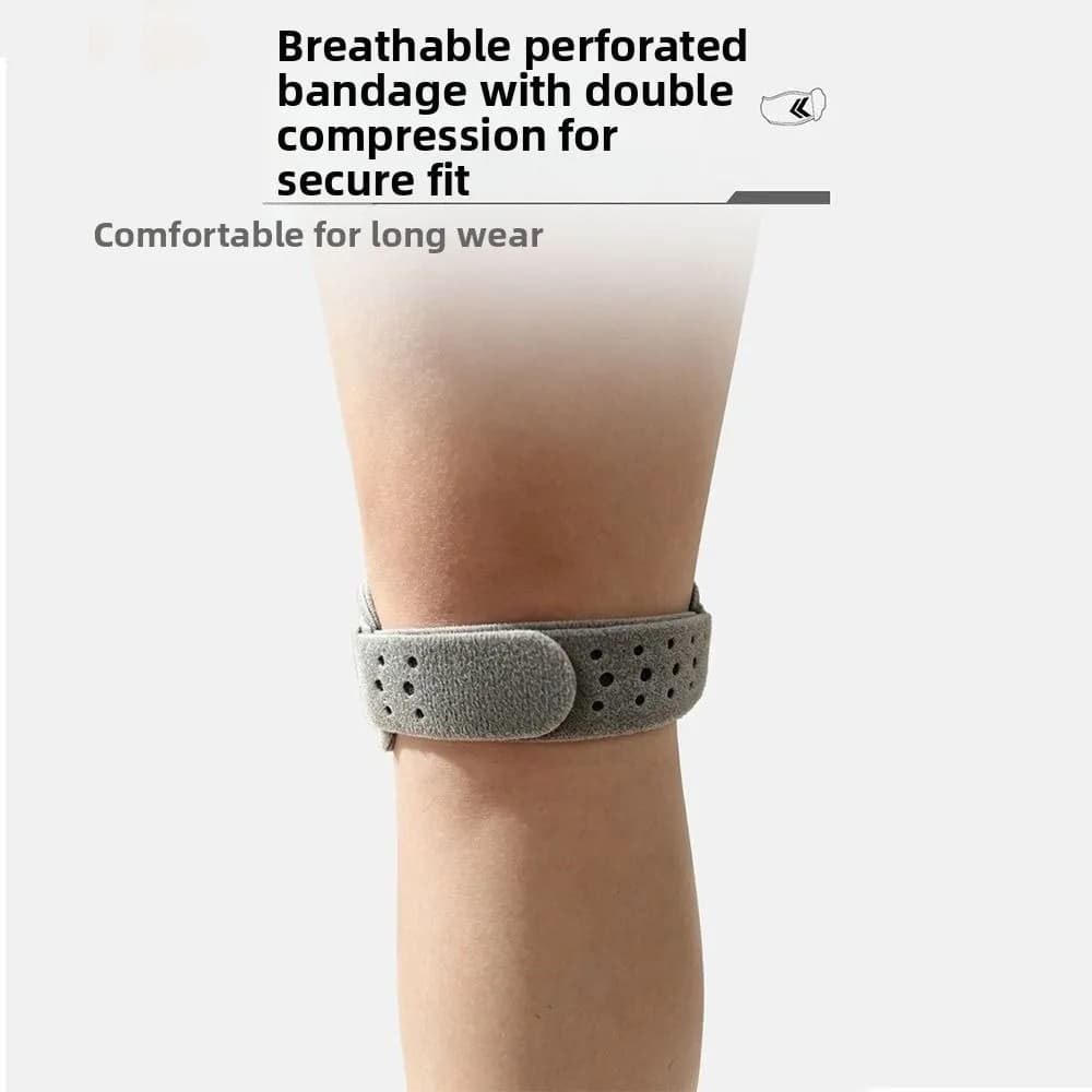 Shock Absorption Patellar Tendon Strap Breathable Protection Knee Sports Knee Pad Thickened Elastic Knee Brace Jump Rope