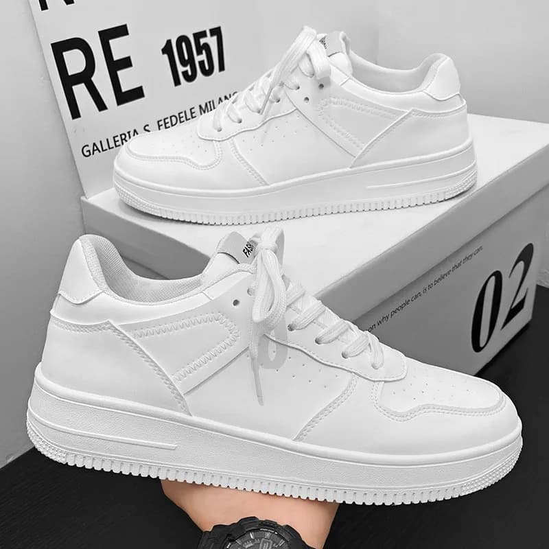 Men Running Shoes Outdoor Walking Soft Casual Sneakers Fashion Designer Leather Sneaker Waterproof Men's Tennis Masculina
