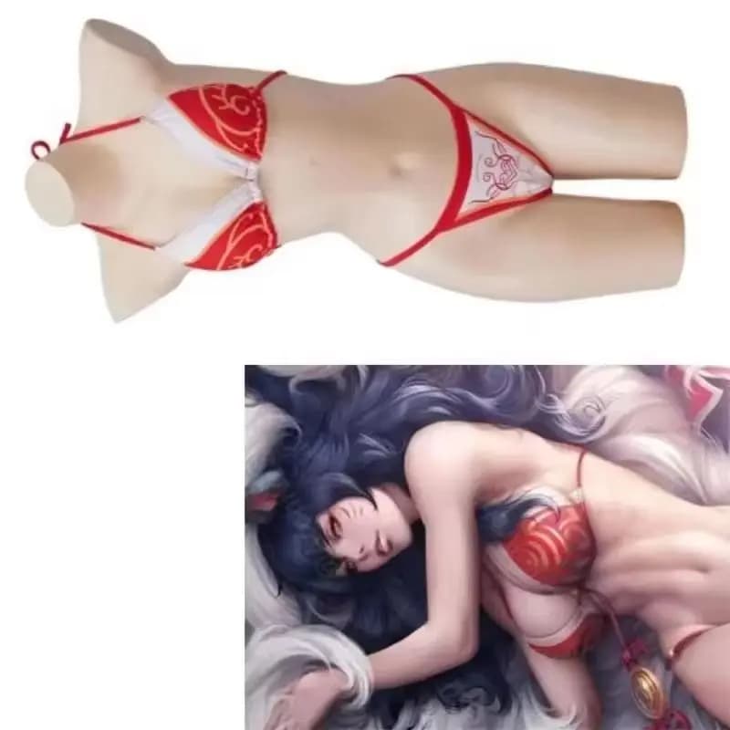 Costume Cosplay Ahri, Costume da Bagno Sexy Anime, Bikini Estivo a Due Pezzi per Donne, Costumi da Bagno per Ragazze