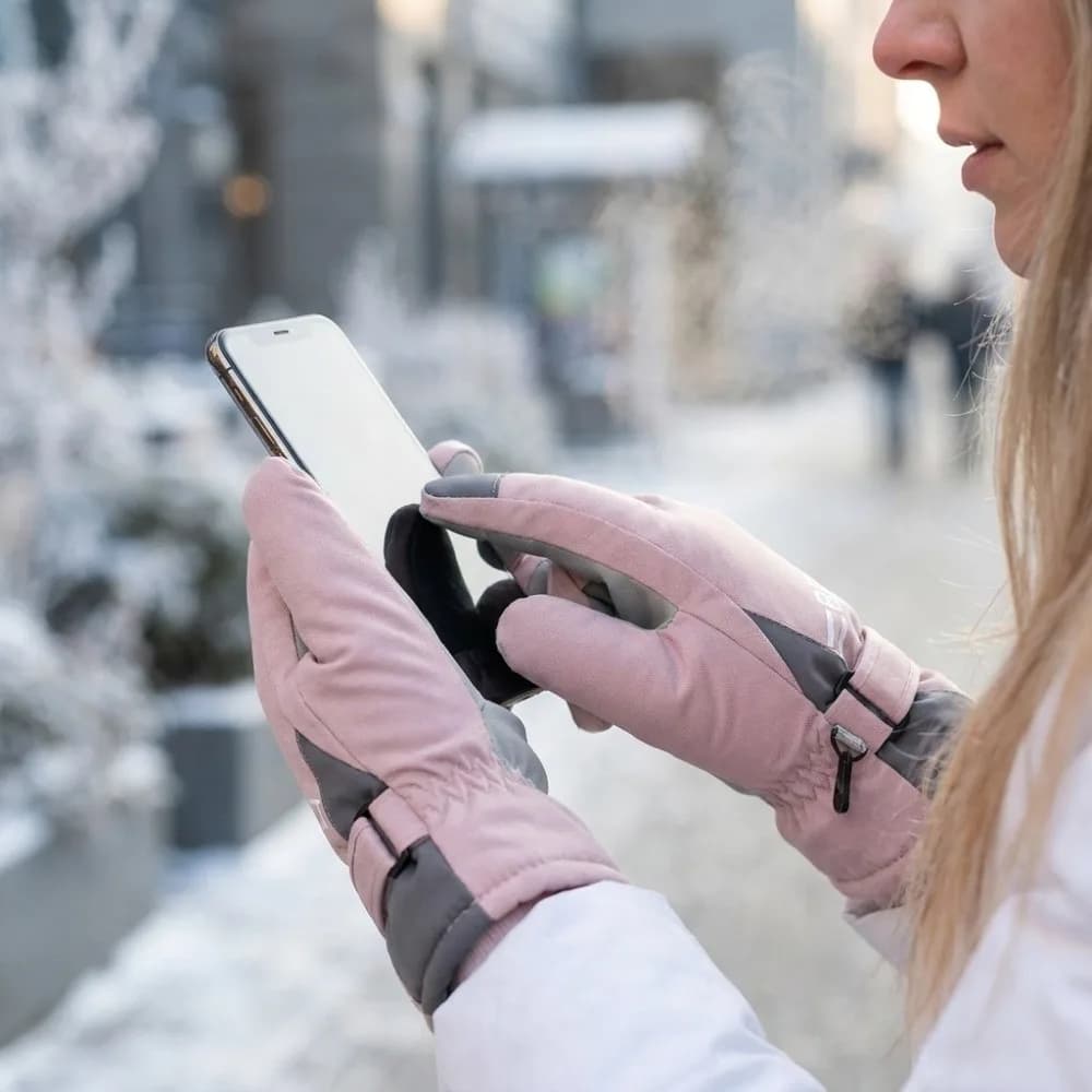 Warm Waterproof Ski Gloves Fleece Lined Touch Screen Winter Gloves Adjustable Cuff Windproof Snow Gloves Cycling