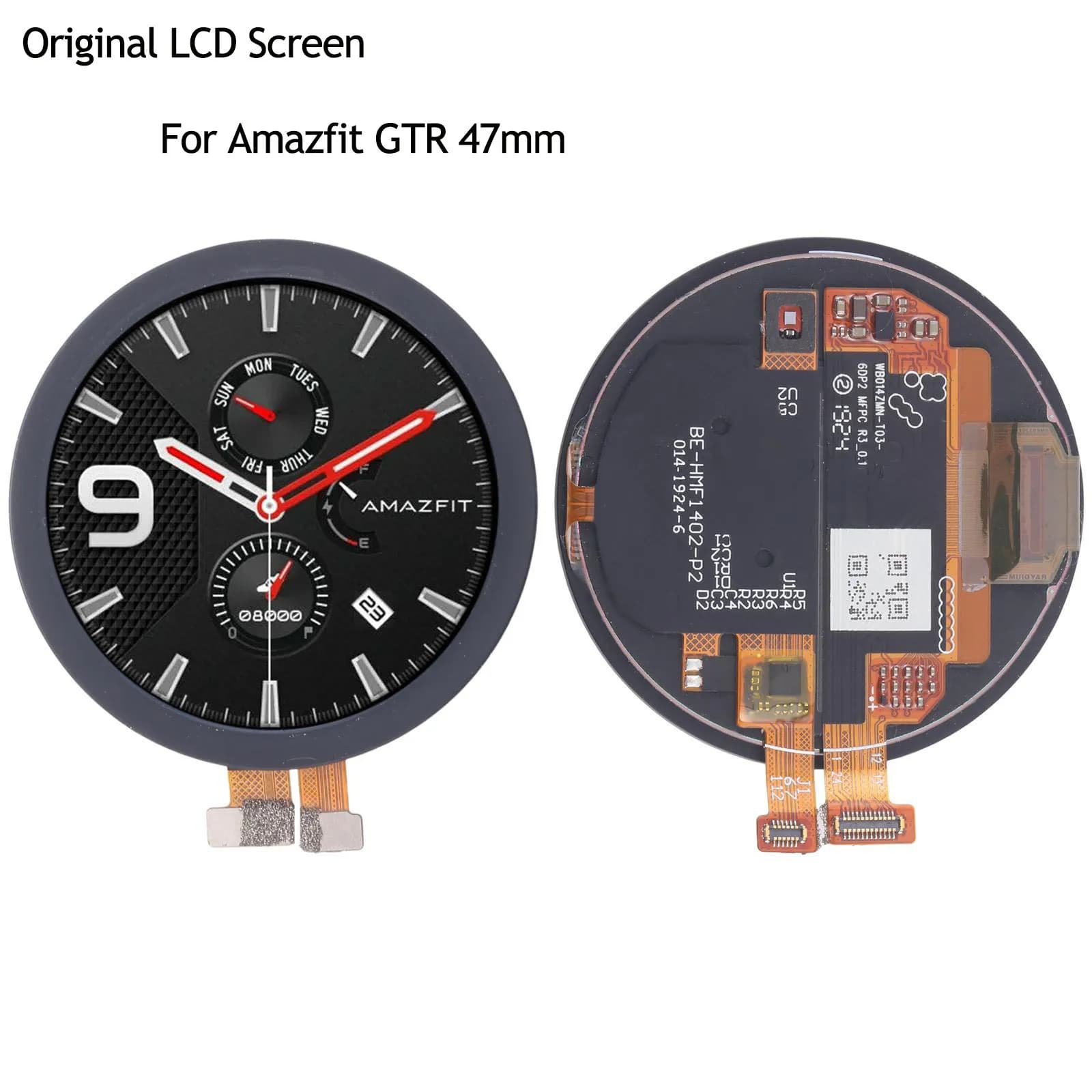 Schermo LCD con digitalizzatore assemblato completo per Amazfit GTR 47mm con set di strumenti gratuiti