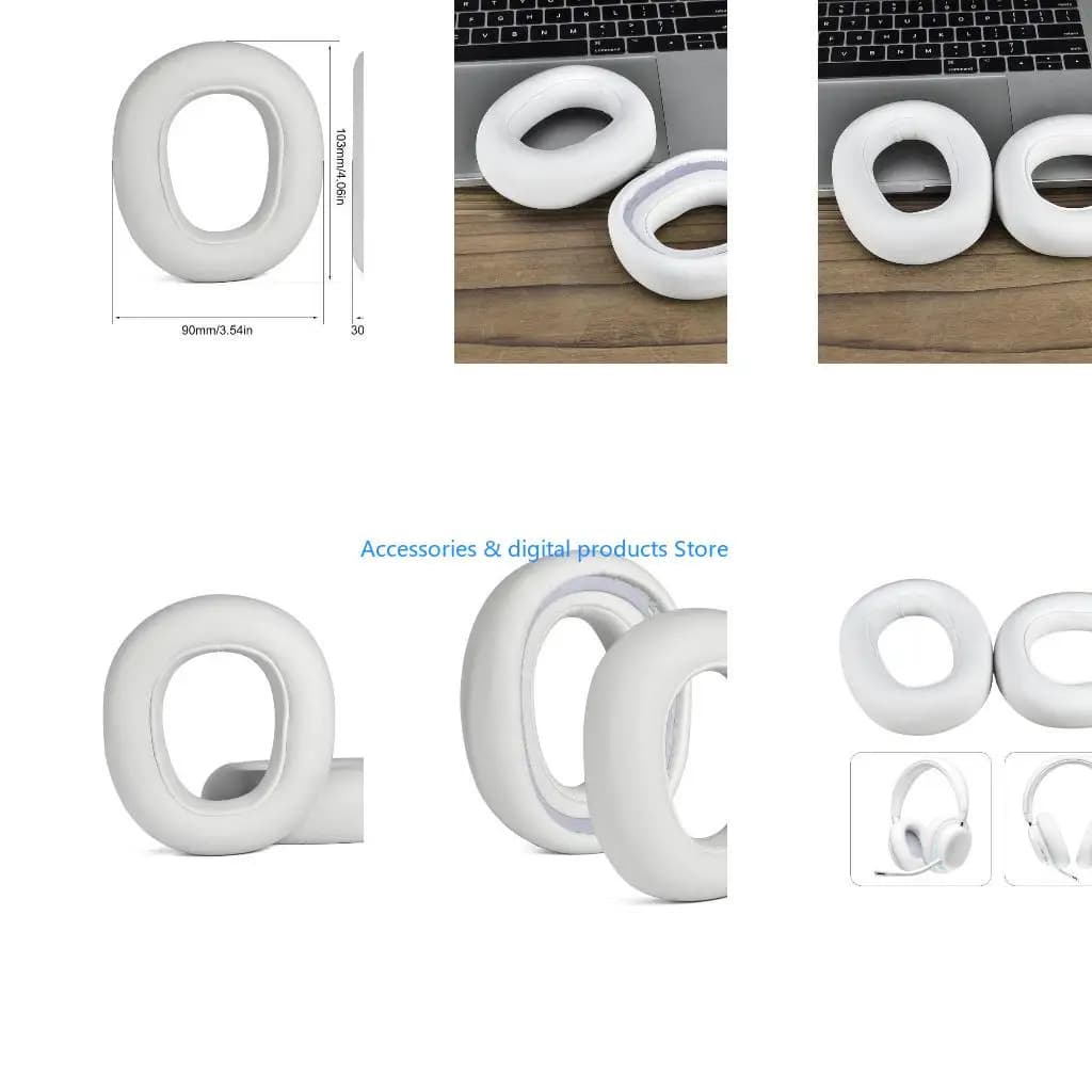 77JD Foam Ear Cushions Eaarpads for G735 Headset Headphones for Gaming and Music Enthusiasts