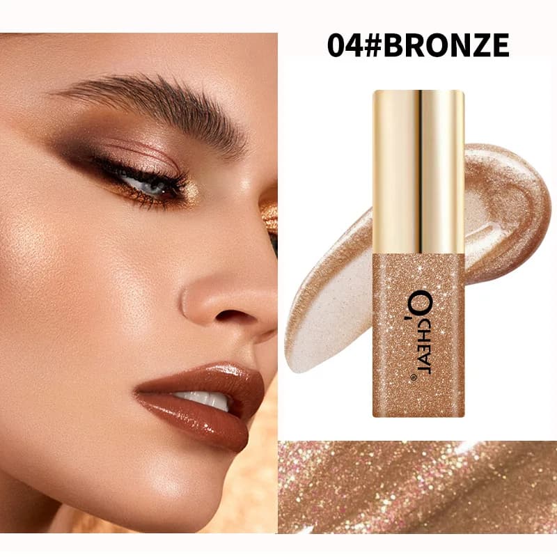 Mini ombretto liquido luccicante glitter trucco impermeabile diamante metallizzato scintillante cosmetico per occhi elegante a lunga durata