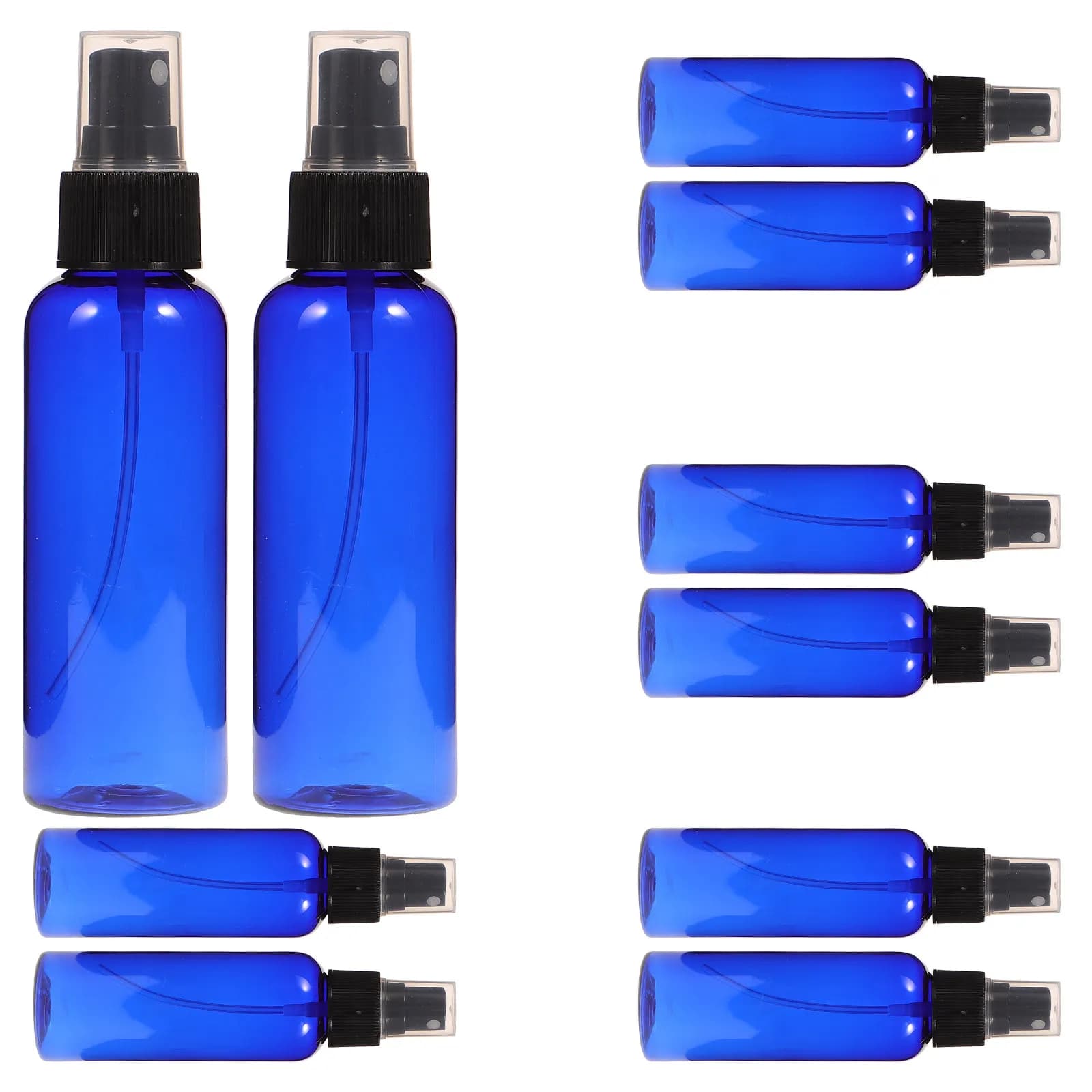 10 Pieces 100ml Vacuum Spray Bottle Refillable Plastic for Perfume, Make-up, Water, Travel, Skincare, Essential Oil