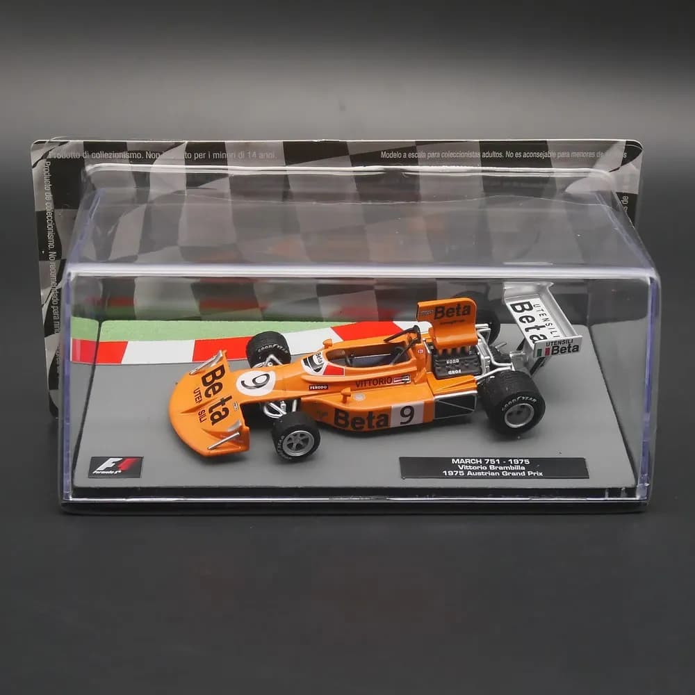 Diecast Ixo 1:43 Scale MARCH 751 1975 F1 Racing Alloy Car Model