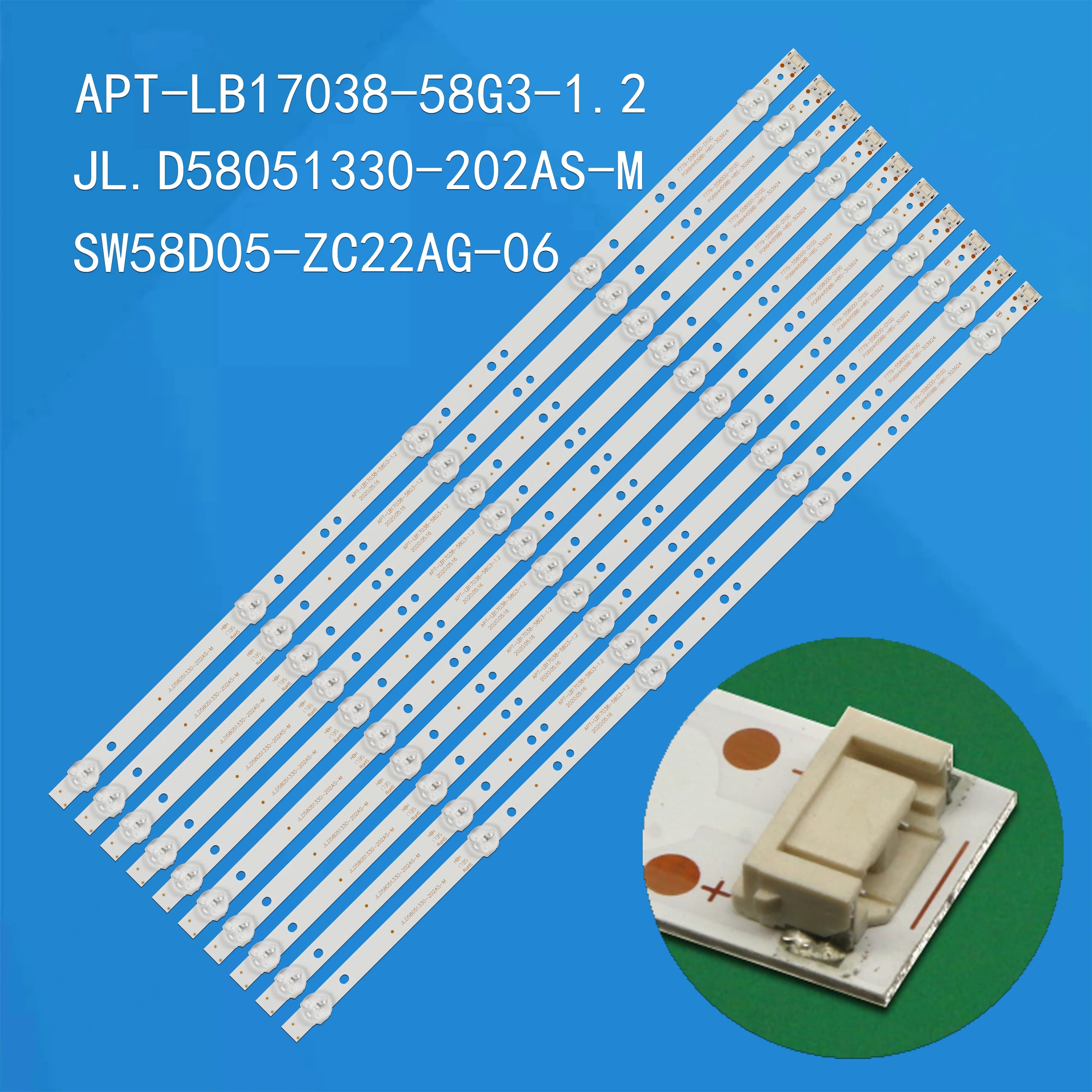 58GCU8905 58VLX7860 58U7880VQ 58U7880AZ 58GCU8905B PG66H5588 58U7880 H8S 303924 MGU5810X 7778-58000-D150
