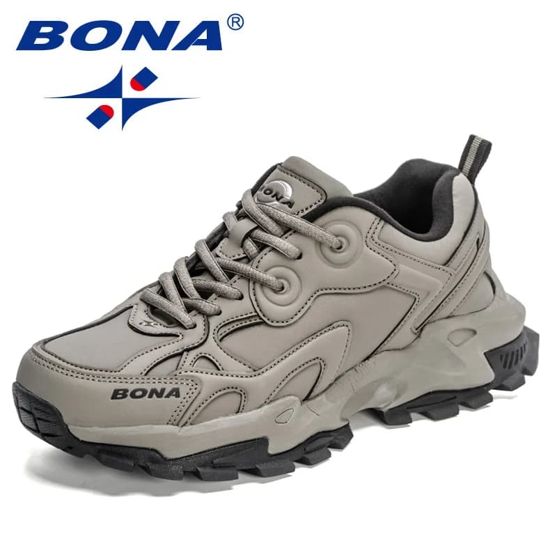 BONA 2023 nuove scarpe da corsa da uomo comode e leggere in stile morbido da Jogging scarpe da ginnastica da Trekking stringate scarpe da ginnastica spedizione gratuita