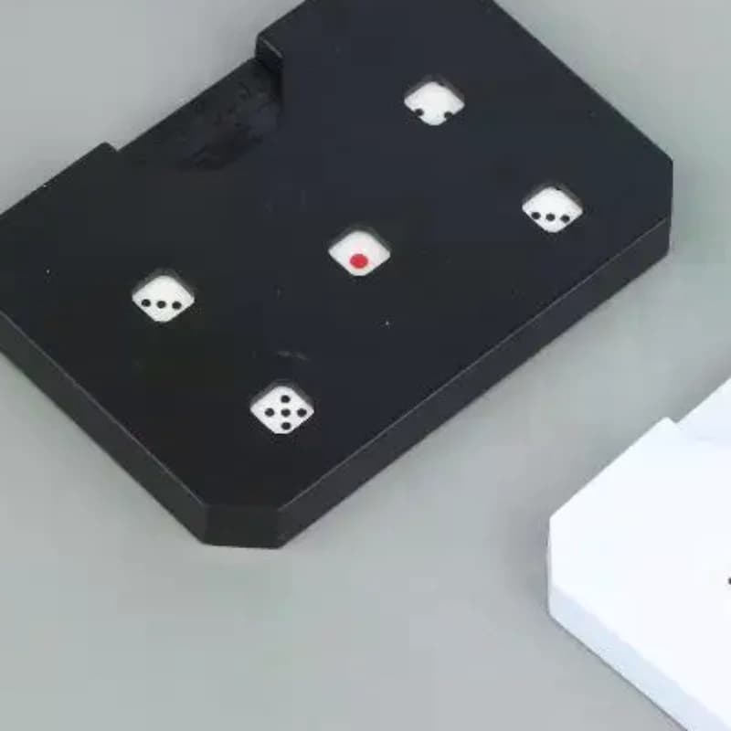 Portable EDC Press Dice Fidget Toy Durable Mechanical Stress Relief Board Game Accessory for Adult Daily Fidgeting