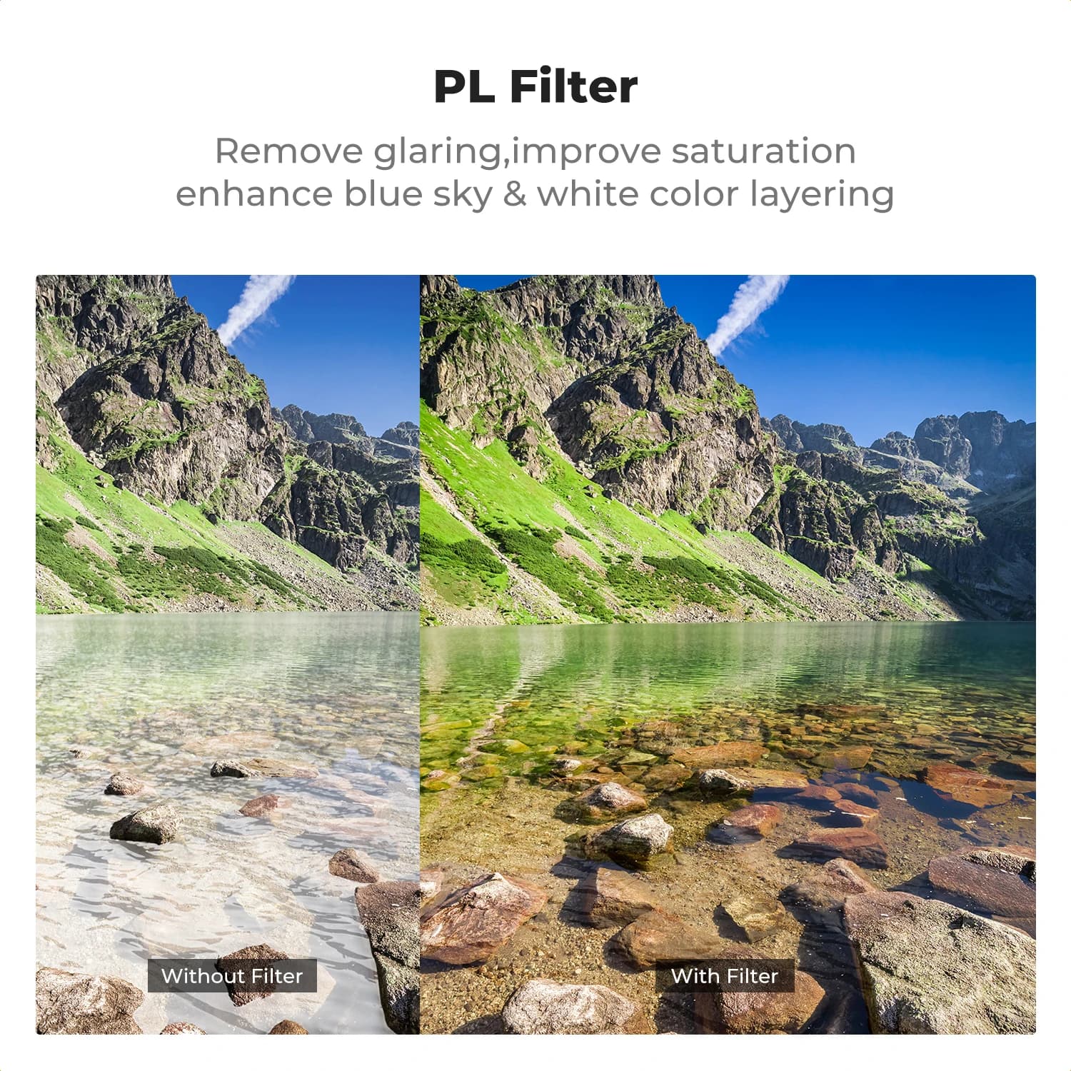 Filtro Polarizzatore Circolare K&F CONCEPT per Drone DJI NEO, Filtro CPL con 28 Strati Multirivestiti/Vetro Ottico HD/Leggero