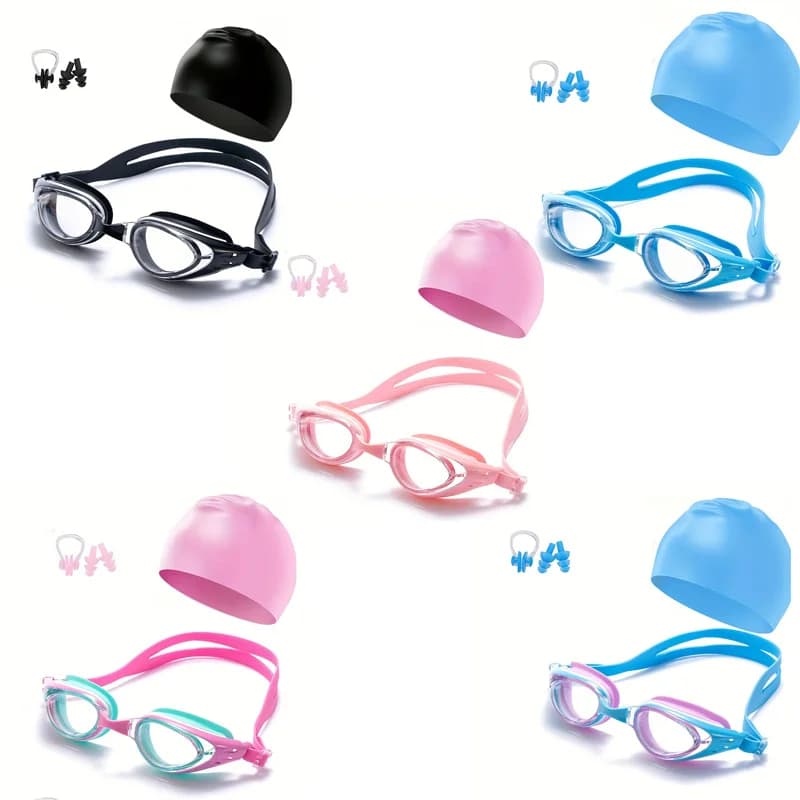 Professional Adult Anti-fog UV Protection Lens Men Women Swimming Goggles Waterproof Adjustable Silicone Swim Glasses