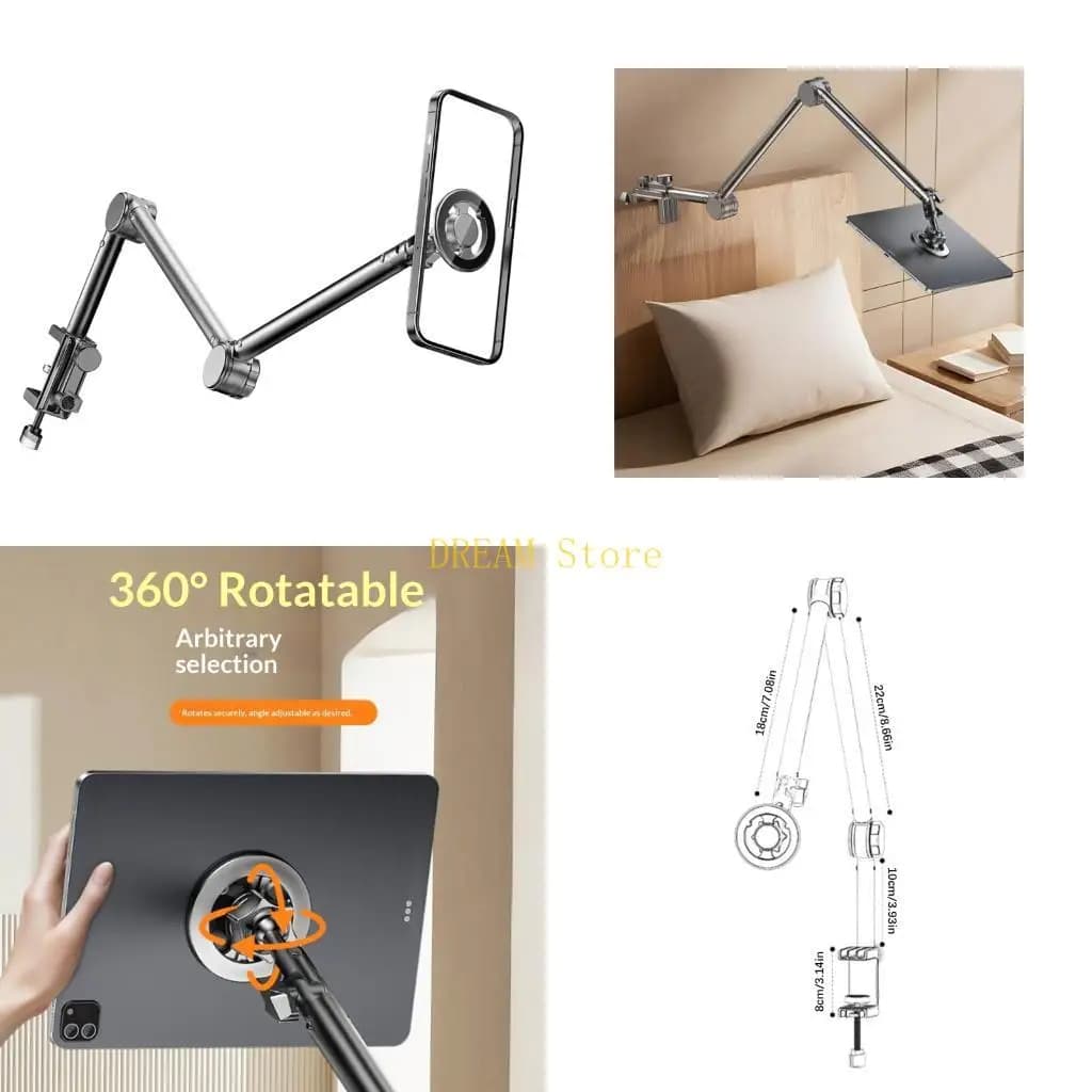 Robusto supporto magnetico per smartphone con rotazione a collo cigno per tablet, telefono, migliore vendita