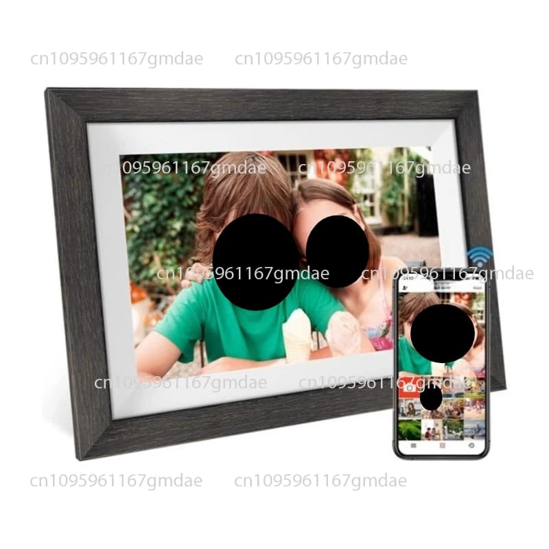 Cornice per foto digitale ad alta definizione da 32 GB, touch screen da 10,1 pollici, telefono cellulare, trasmissione wireless remota, album elettronico regalo