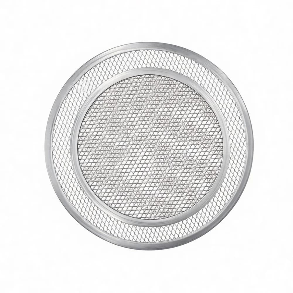 Round Pizza Mesh Tray Aluminum Baking Screen Heavy Duty Kitchen Supply For Professional Commercial Homemade Pizza Pans