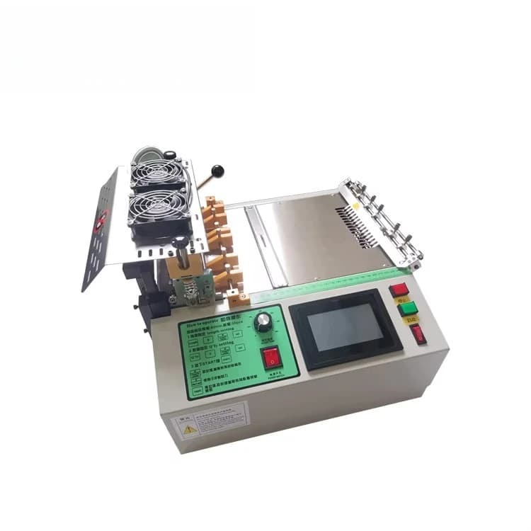 220mm Velcroes Tape Thin Cutting Machine Thick Dispenser Die Cut Strip Fabric Ribbon Cutter Zig Zag