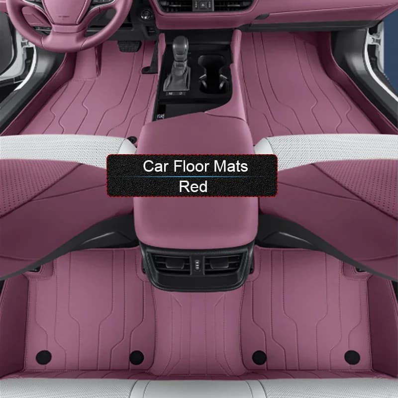 For LEXUS ES XZ10 2018-Personal Leather Nappa Auto Foot Protecting Zerbino Auto Anti-Slip Luxury Waterproof Floor Pad Accessory