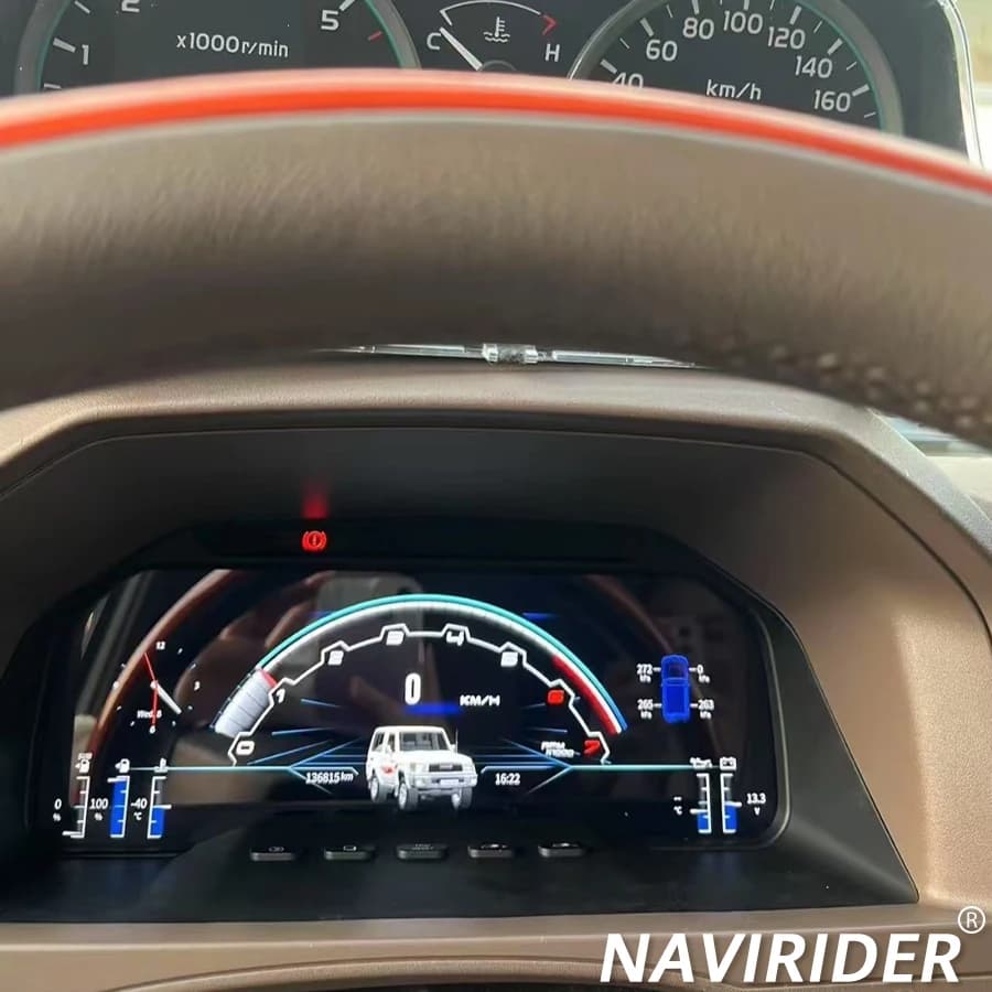 For Toyota Land Cruiser 70 Series LC70 LC71 LC76 LC78 LC79 Car LCD Dashboard Screen Speedometer Instrument Cluster Smart Cluster