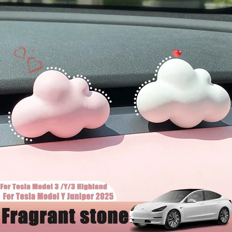 For New Tesla Model 3 Highland 2024 2025 Auto Aromatherapy Clip Default Nuvola Auto Shape Vent Deodorant Clip Air Conditioner