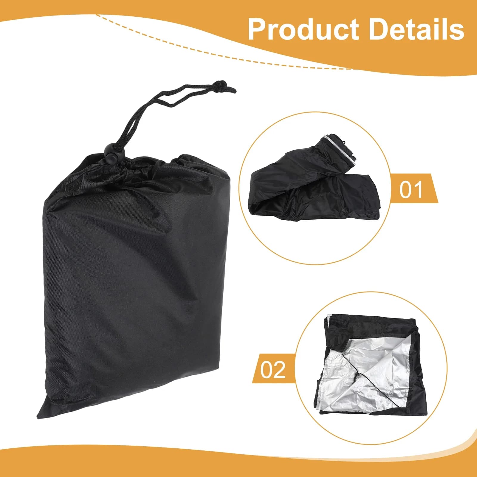 Adjustable cover Pull up bar cover Zipper opening Adjustable pull up bar cover Oxford 210D fabric with flexible drawstring