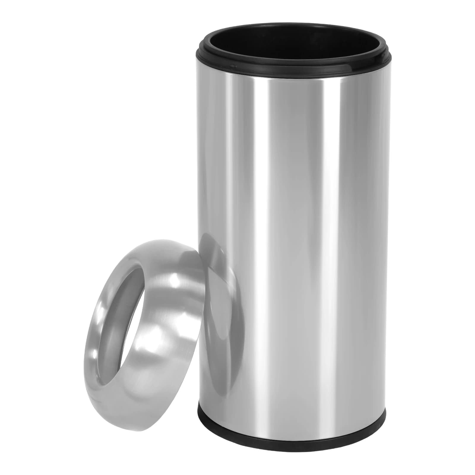 Bidone per Rifiuti Industriale da 16 Galloni con Coperchio Rimovibile, Contenitore Resistente all'Usura per Casa/Ufficio/Ristorante/Bagno