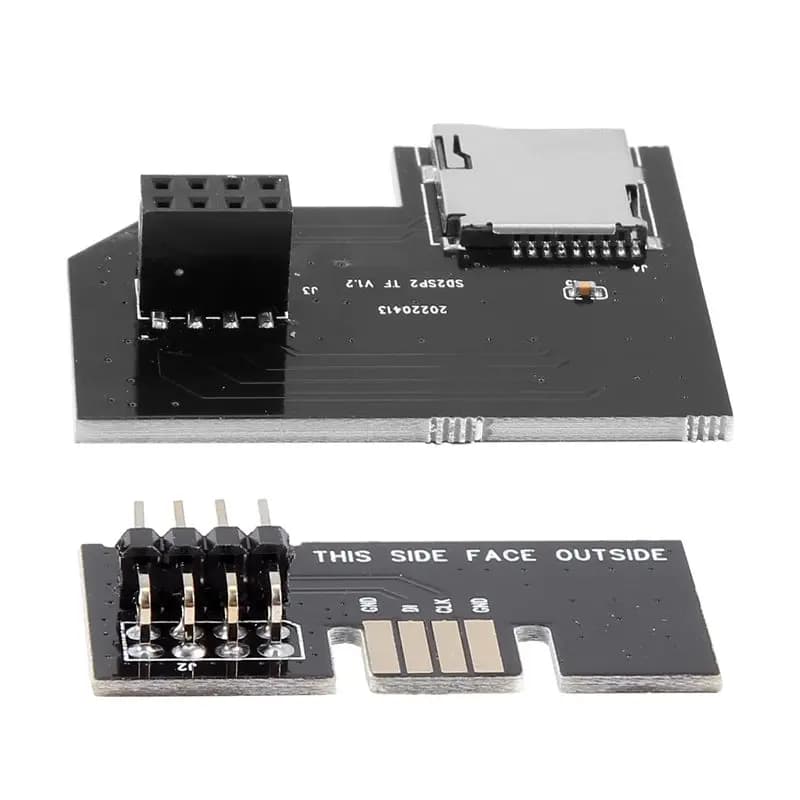 Adattatore per schede SD A46M-SD2SP2 Pro, lettore di schede Micro-SD/TF per Gamecube NGC NTSC, porta seriale 2