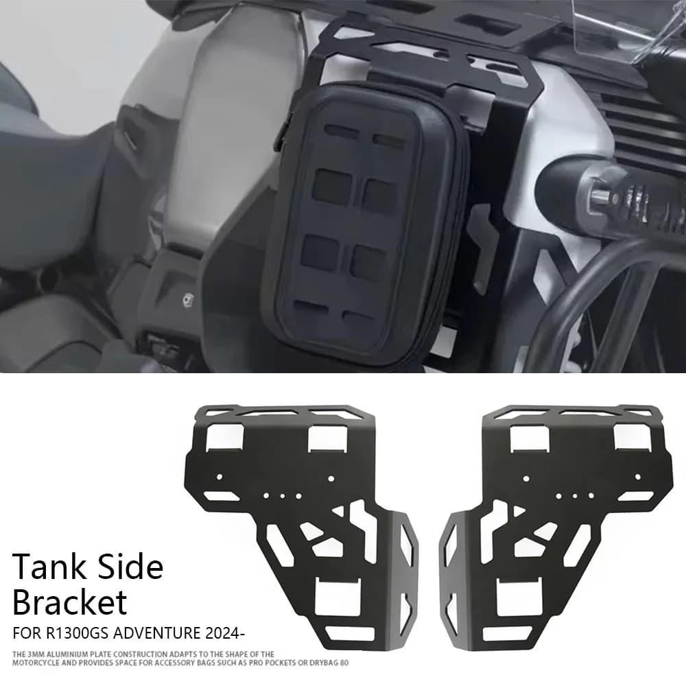 New 2024-2025 Motorcycle Lateral Bags for BMW R1300GS Adventure (R1300) - Tank Cover Support