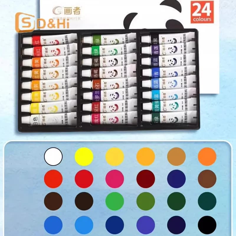 Acrylic Travel Watercolour Paint Palette Mini Pocket Artist Watercolor Paint Palette Travel Sets For Painters Artists Students