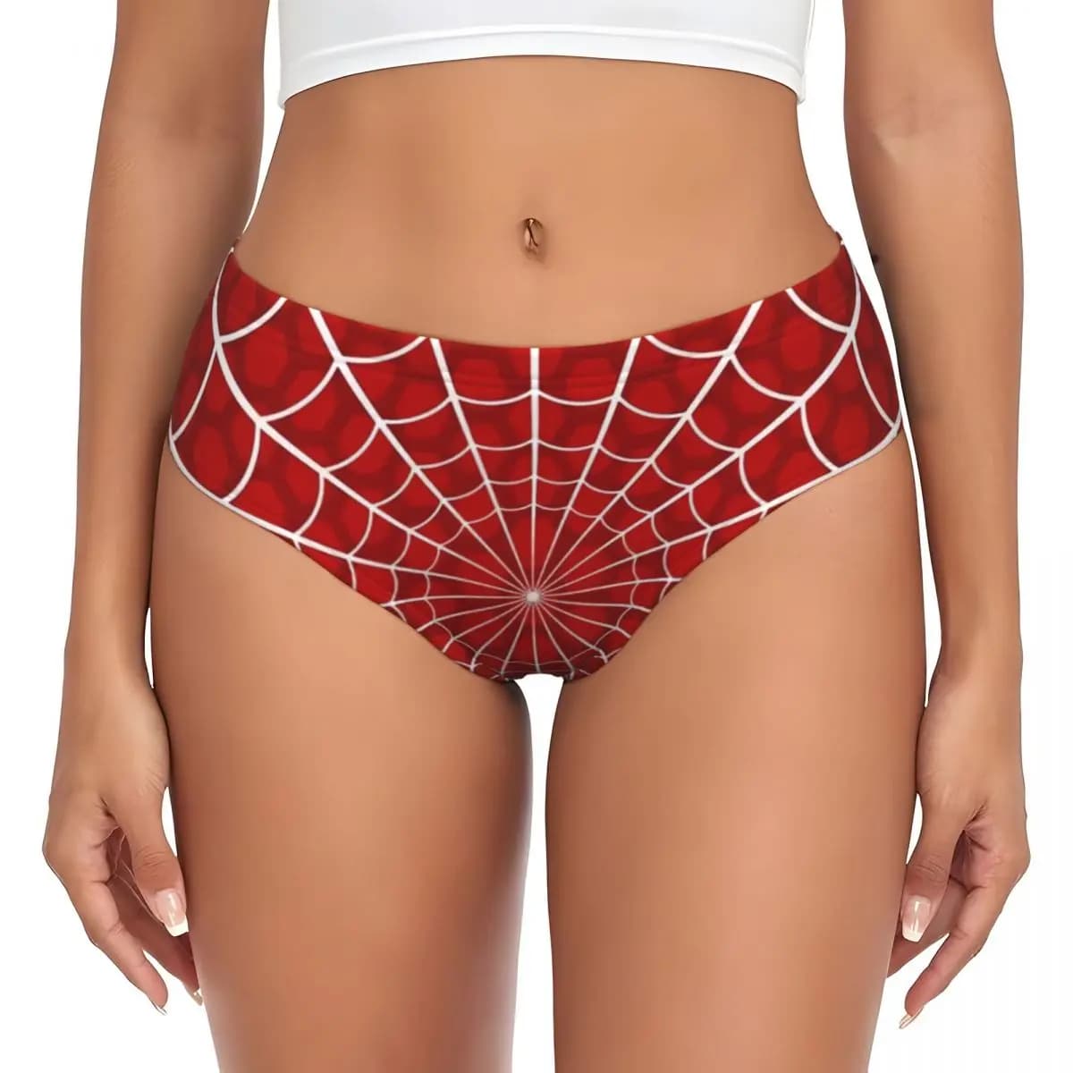 Personalized Women's Slips with Reason Spider-Man, Souls and Manga, Comfortable and Elasticized, Shorts with Spider Network