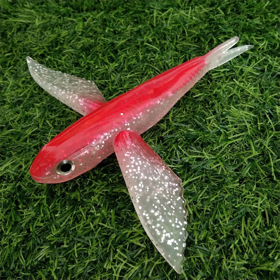 Mukun 1pc 16cm 63g Mare Richiamo di Pesca Mare Pesce Grande Pesce Volante Esca Morbida Tonno Esche Traina A Forma di Uccello Teaser per Attrezzatura da Pesca