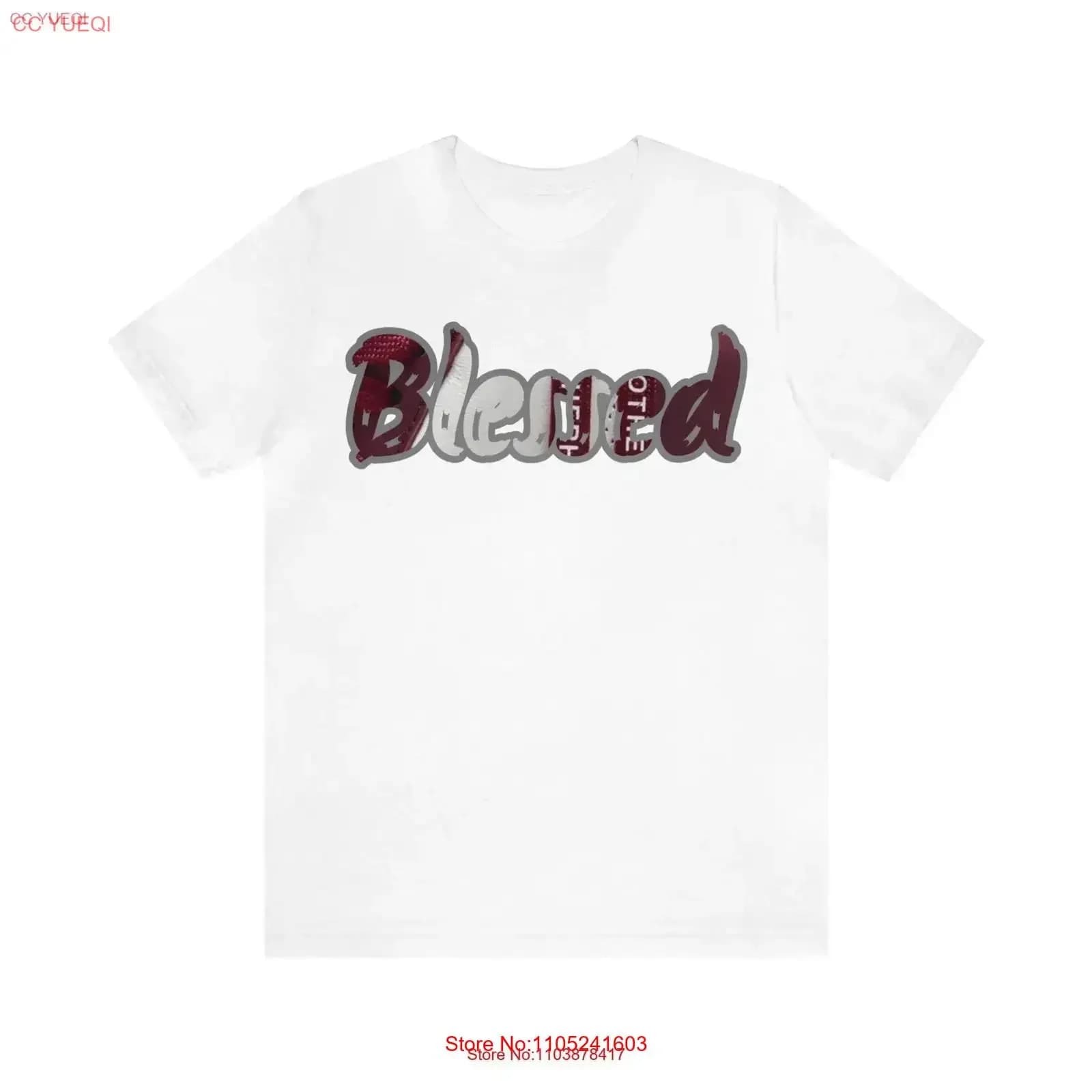 T-shirt Blessed abbinata alle sneakers Terminator High Morehouse, top vintage lavato e alla moda per l'uso quotidiano, versatile da uomo