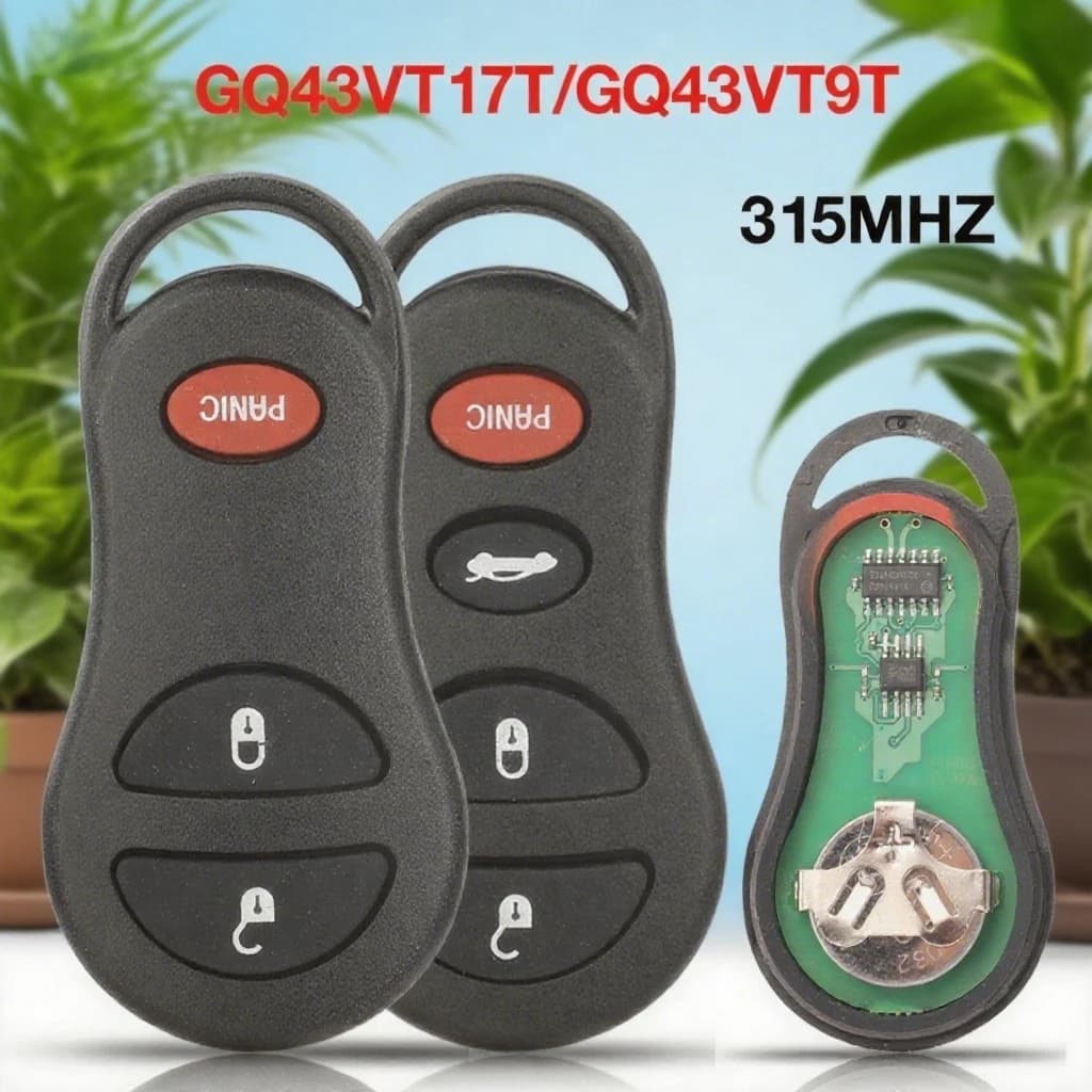 jingyuqin 3/4BTN GQ43VT9T GQ43VT17T 315MHZ Smart Remote Key For Chrysler Concorde 300 LHS Neon For Dodge Interpid Neon Plymouth