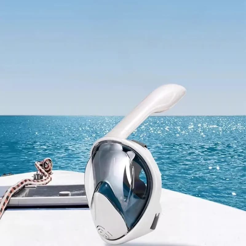 Maschera per Snorkeling Sanbao, Occhiali da Immersione per Bambini e Adulti, Respiratore Integrale per Miopia